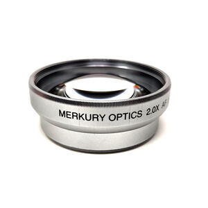 Merkury Optics 2.0X AF High Definition Digital Telephoto Lens Silver